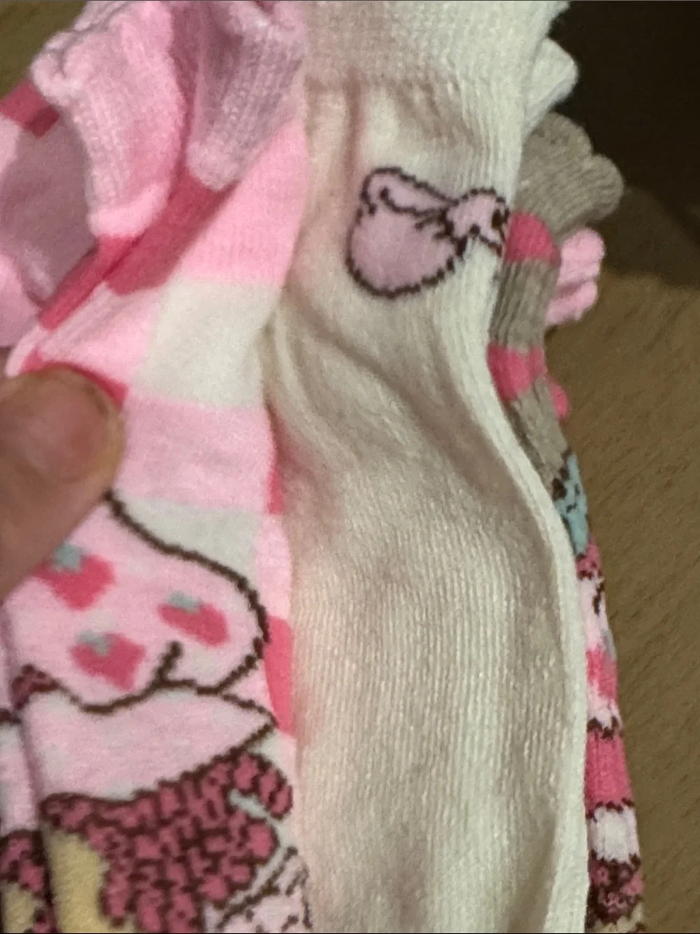 Sanrio Hello-Kitty No-Show Socks OR Strawberry Shortcake